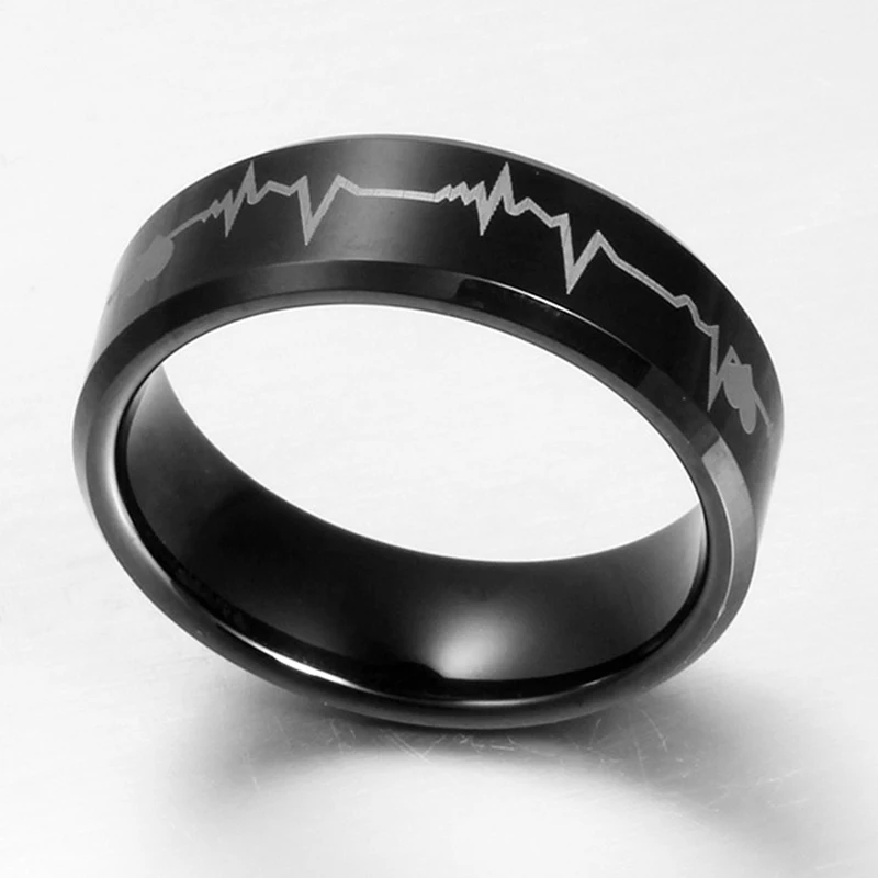 Новый дизайн вольфрамовое кольцо никогда не выцветает вольфрамовый карбид