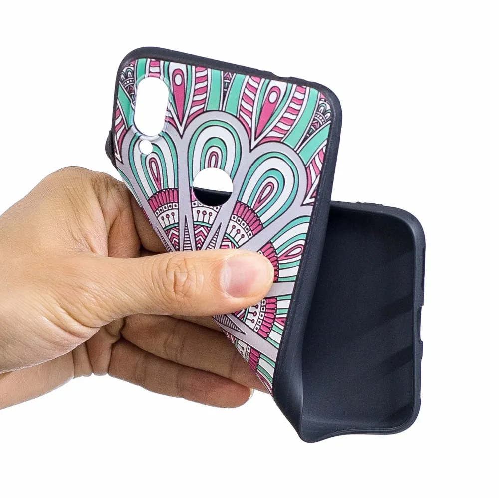 Цветной рисунок полная упаковка очень мягкий ТПУ и Ультратонкий чехол для