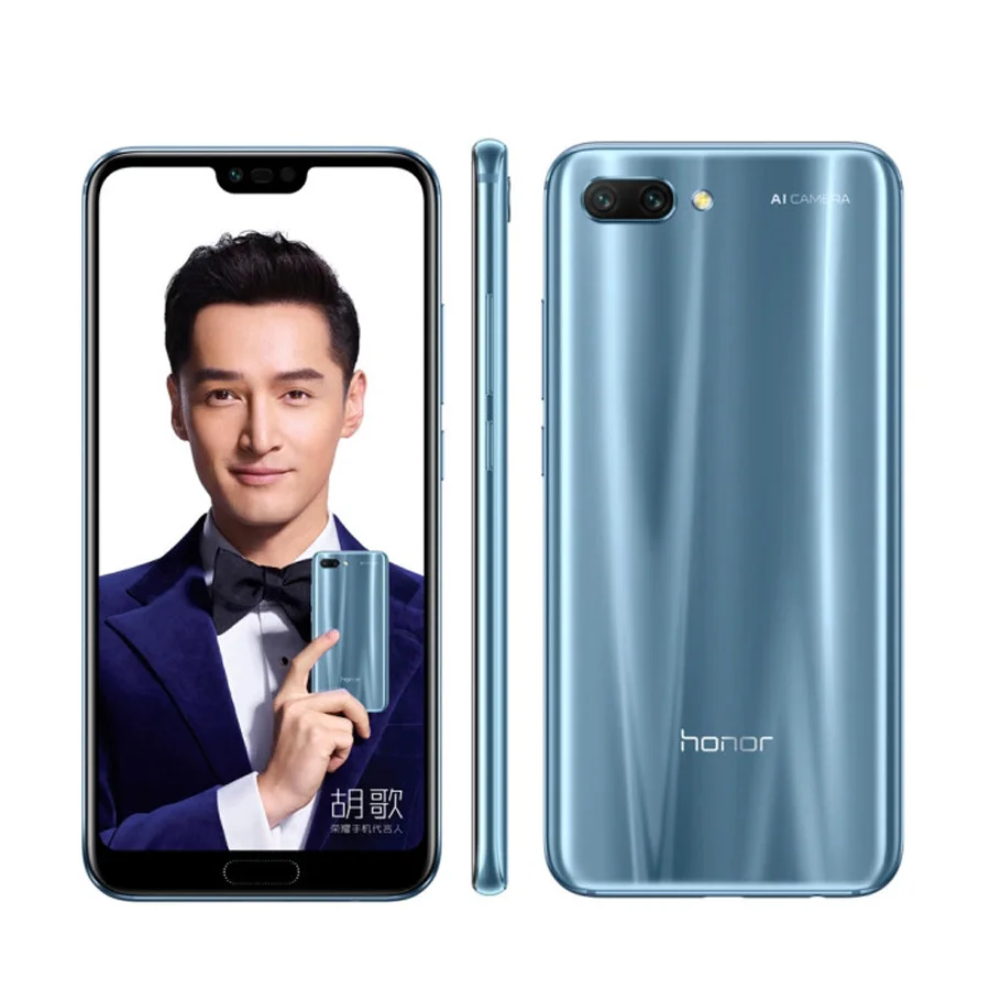 Honor 10 глобальная прошивка NFC Android 8,1 Восьмиядерный мобильный телефон 5,84 дюймов 2280x1080 3400 мАч 24MP отпечаток пальца 4G LTE смартфон
