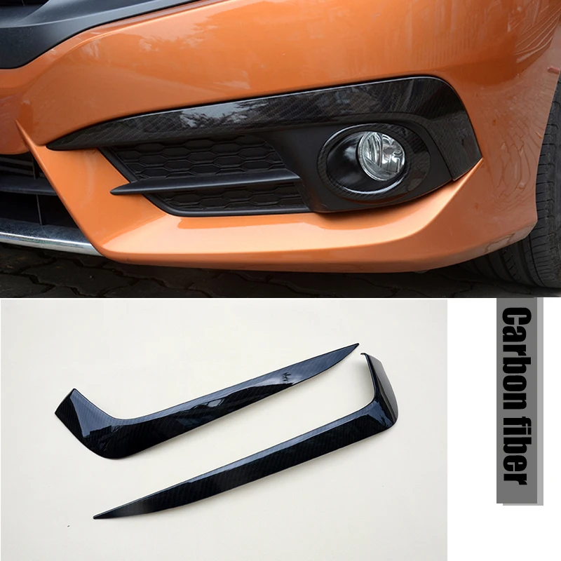 Автомобильные наклейки MCrea BOOMBLOCK из нержавеющей стали для Honda Civic 10 2016 2017 передние