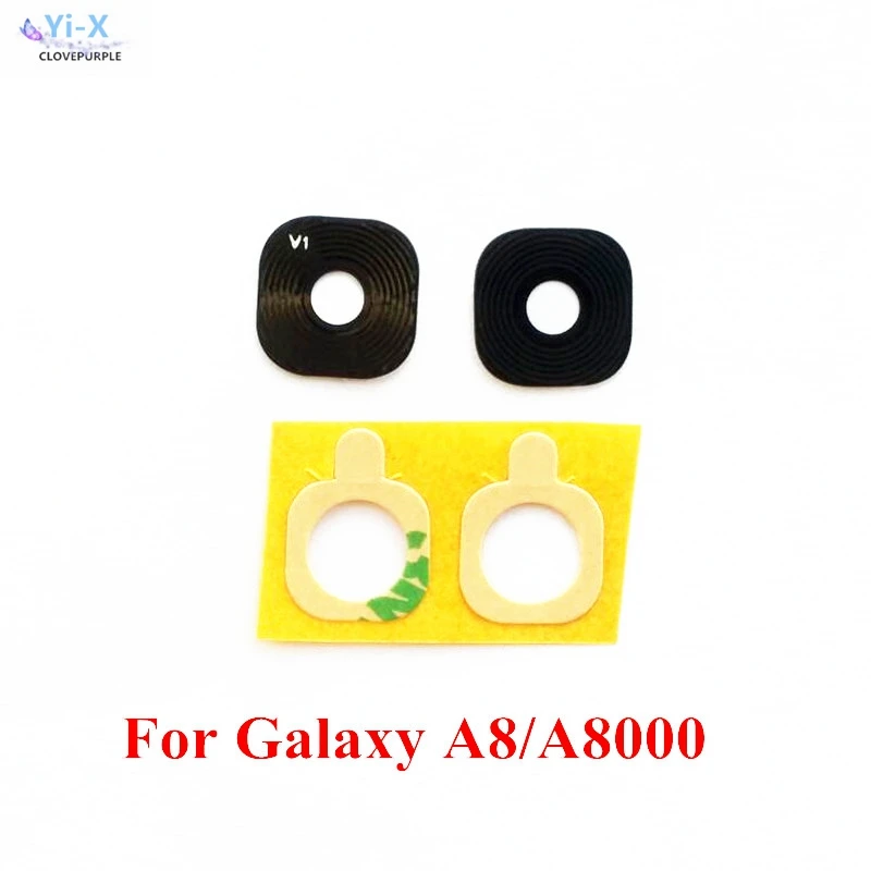 

2pcs/lot Back Rear Camera glass Lens for samsung galaxy A8000 A8