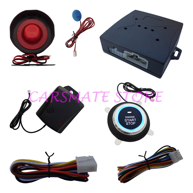 Универсальная обновленная односторонняя Автомобильная охранная сигнализация с