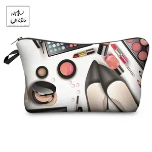 Набор туалетных принадлежностей Who Care, женские сумки для макияжа, сумочки с 3D-принтом, сумки для путешествий, женская косметичка