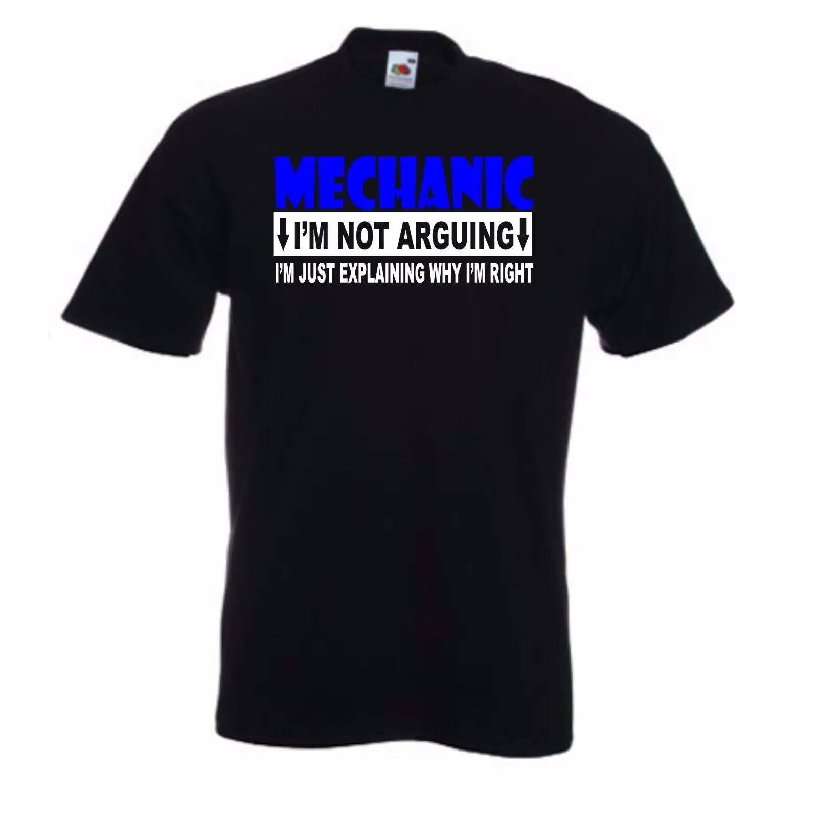 Футболка с надписью Not Fighting Mechanic Trade забавная футболка новая размеры S-XXXL новые