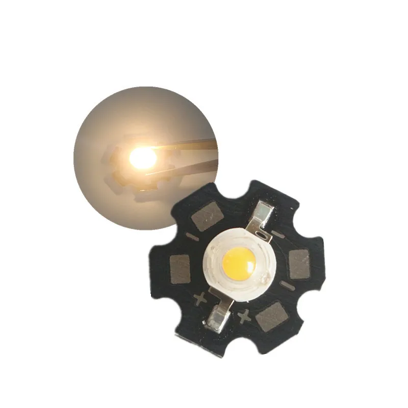 Светодиодный чип с печатной платой Звезда 1 Вт 3 Высокая мощность белый теплый RGB