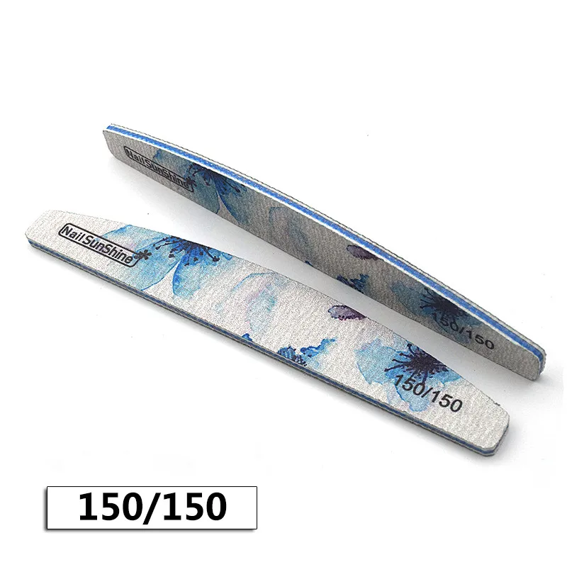 6 шт пилочка для ногтей 80/100/150/180/240/320 шлифования буферный блок двусторонний в форме цветка пилочка для ногтей гель для ногтей маникюрный набор инструментов