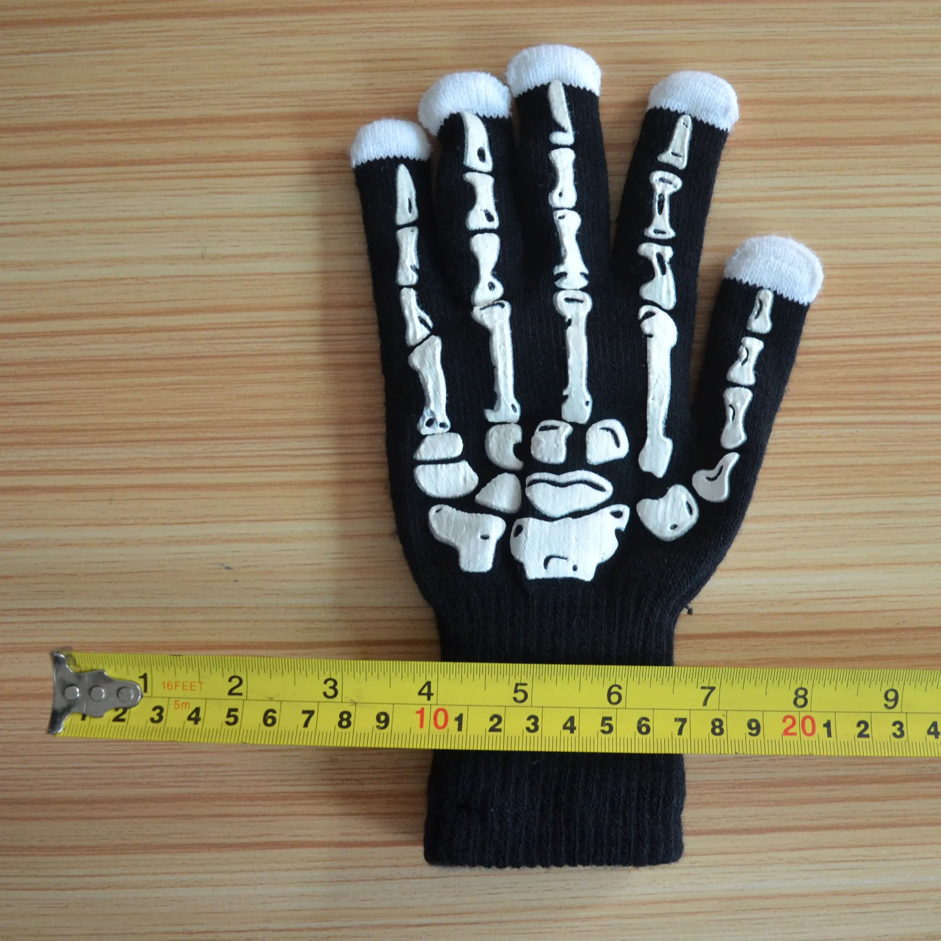 

LED Gloves Color Changing Luminous Flashing Skeleton Gloves Stage Costume Christmas Party Event Supply wedding decoration