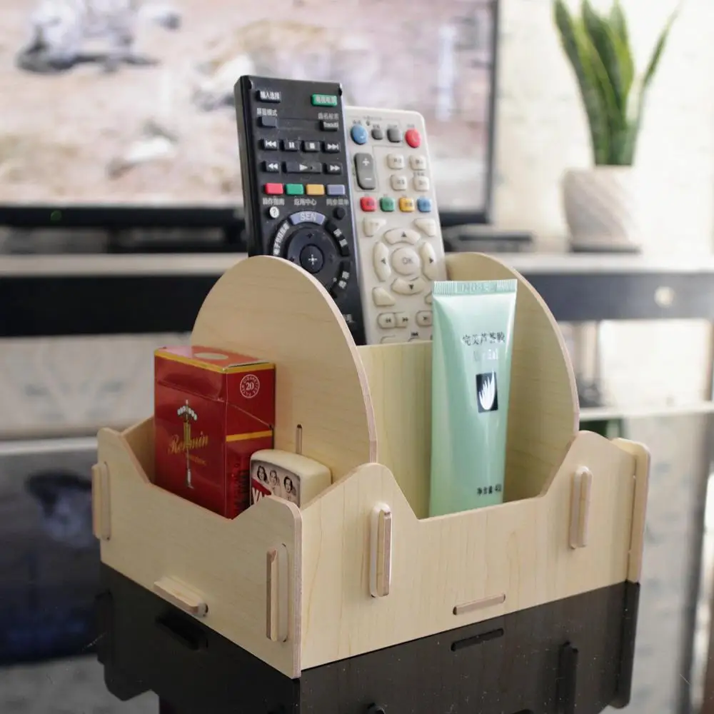 1 шт. креативный Настольный ящик с дистанционным управлением A019 ручка для отделки