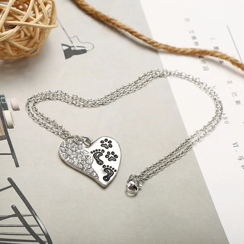 У домашних животных есть способ найти людей Кристальное сердце лапа принты кулон