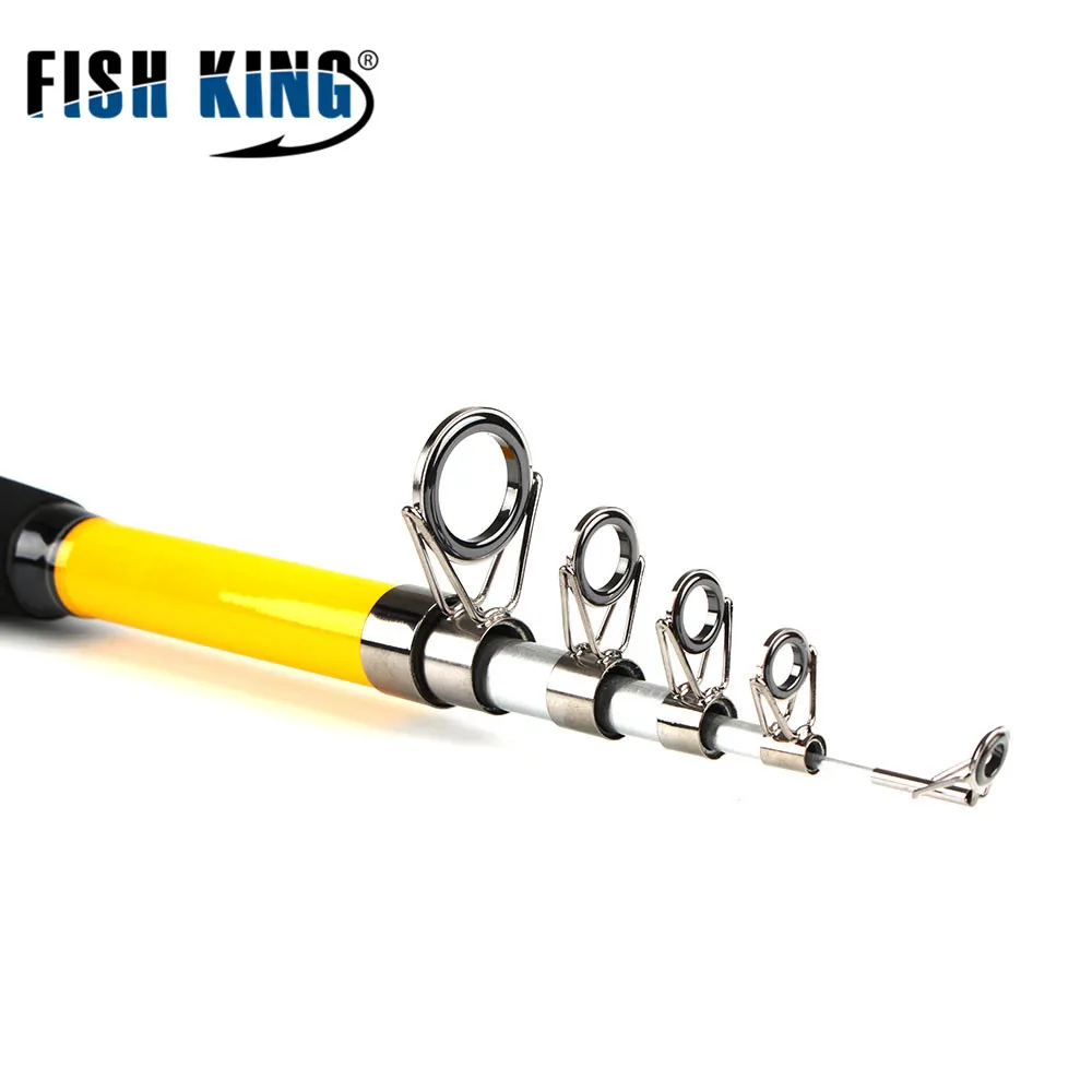 Удилище для карпа FISH KING Cast Tele стандартный вес 1 5 3 м C.W 15 150 г длина 45 68 см секов 130 240