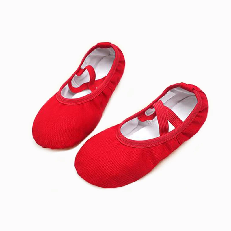 Детская обувь на плоской подошве для девочек парусиновые хлопковые балетки