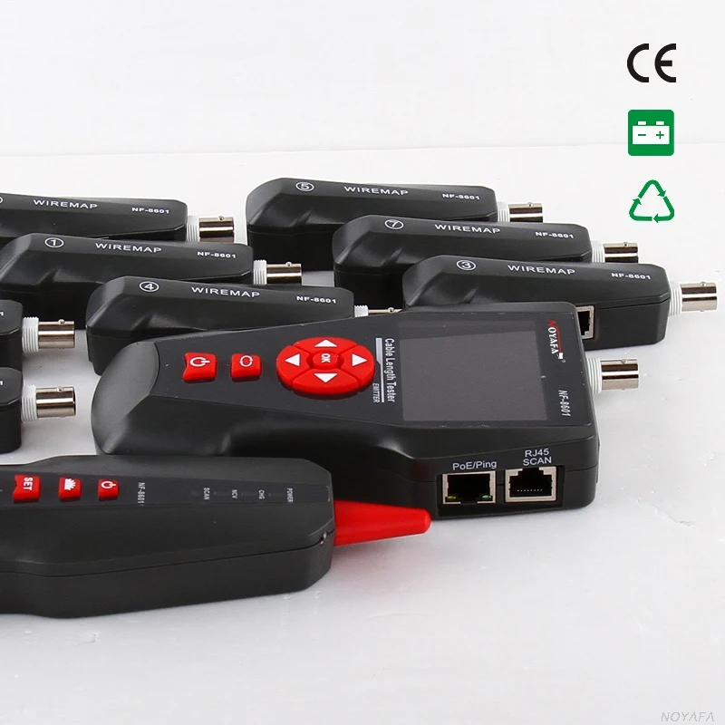 Оригинальный Noyafa NF 8601W Локальной Сети Кабельный тестер ЖК дисплей телефонного