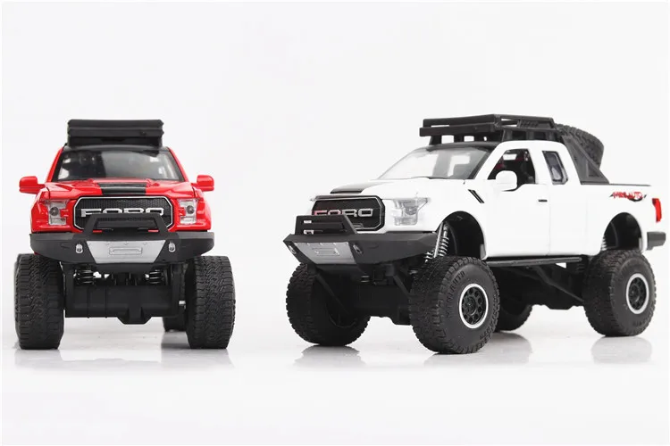 1:32 детские игрушки Ford raptor big foot F150 пикап металлический игрушечный автомобиль