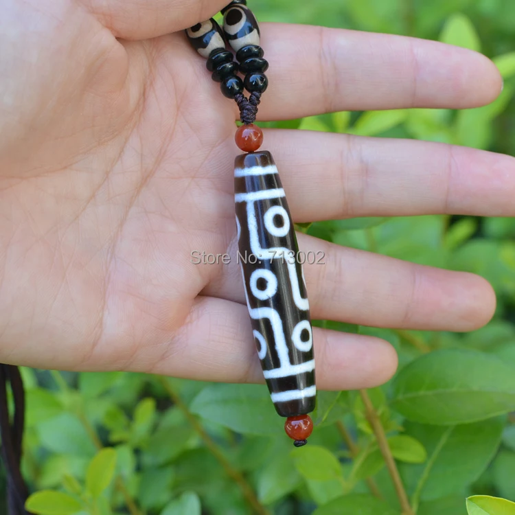 Природа халцедон Тибетский дзи. Амулет из бисера 9 глаза подвесной ожерелье