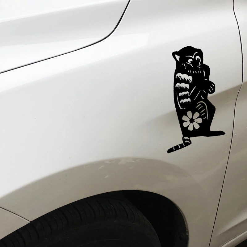 YJZT 9 5 см * 16 Автомобильная наклейка-Обезьяна украшение Автомобильный багажник