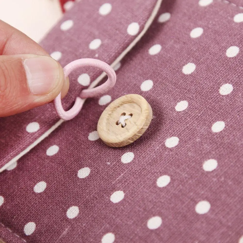 Фиолетовые гигиенические салфетки тампоны личный держатель легкая сумка