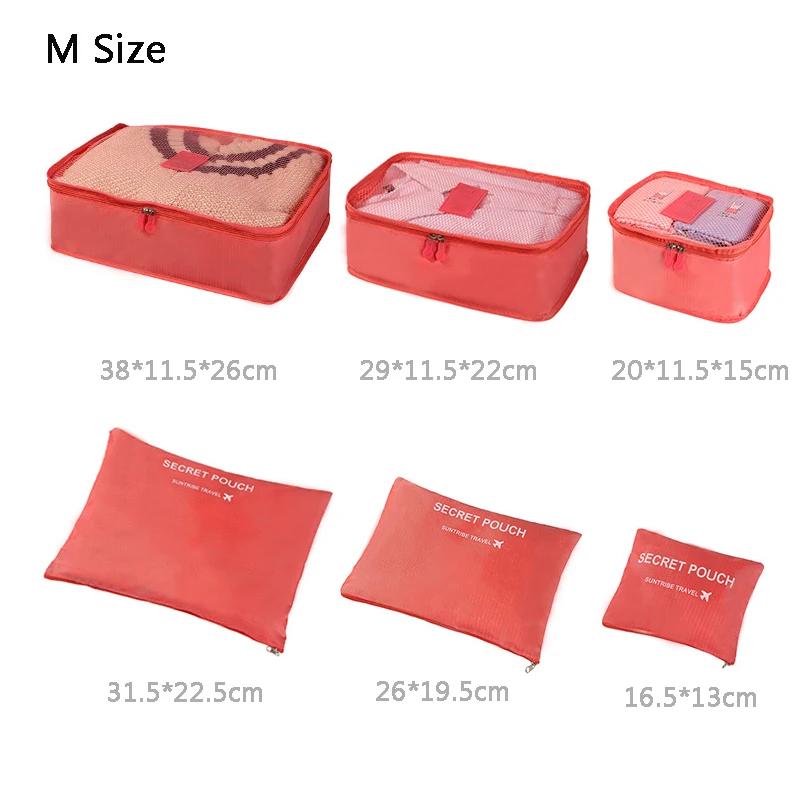 Сумка Органайзер для чемодана 6 шт./компл. высокое качество мужчин и