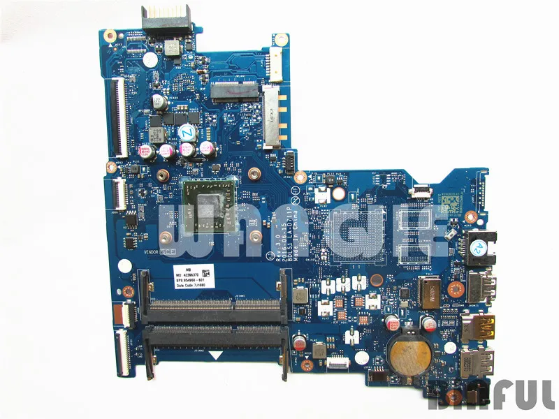 Материнская плата для ноутбука hp 15-AF с E2-7110 854968-001 854968-501 854968-601 BDL51 LA-D711P полностью протестирована
