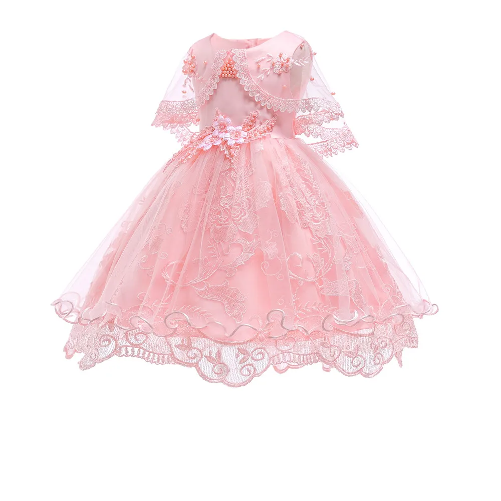 Кружевное платье с подкладкой из хлопка для младенцев новинка 2019 стильное