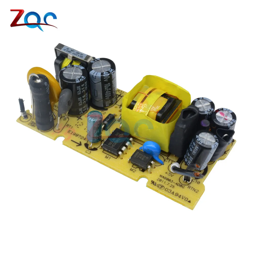 AC-DC 5V 2A 2000mA Переключатель Импульсный источник питания модуль для замены/ремонта светодиодный источника питания доска