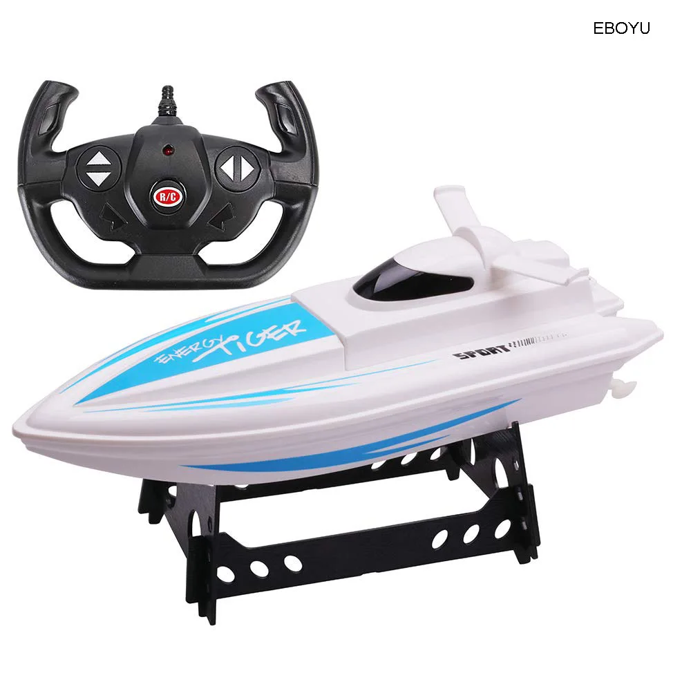 EBOYU 301 высокая скорость RC лодка на дистанционном управлении гоночная лодка 4 канала для бассейнов, озёр и приключений на открытом воздухе(работает только в воде