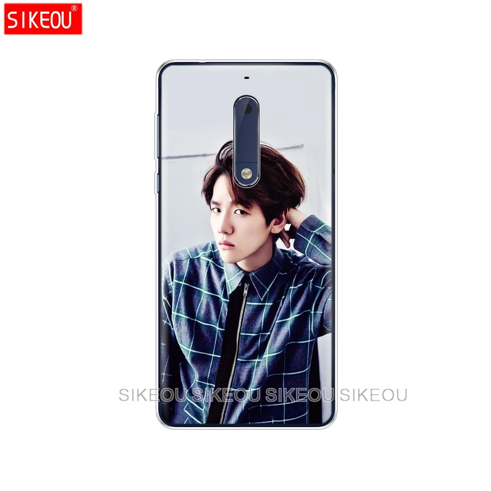 Силиконовый чехол для телефона Nokia 5 3 6 7 PLUS 8 9 /Nokia 1 2 2018 Kpop exo Lucky one|Бамперы| |