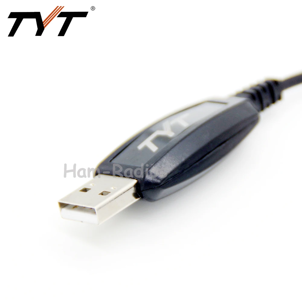 Оригинальный TYT USB Кабель для программирования MD 380 иди и болтай Walkie Talkie UHF 400 480 МГц
