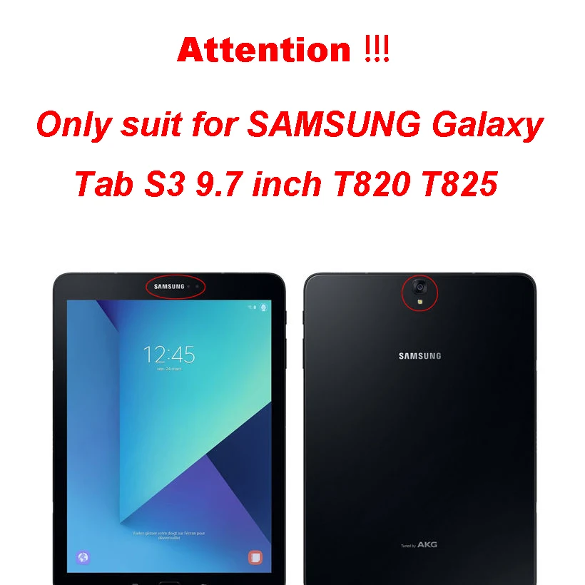 Силиконовый + тканевый чехол для планшета из искусственной кожи Samsung Galaxy Tab S3 9 7