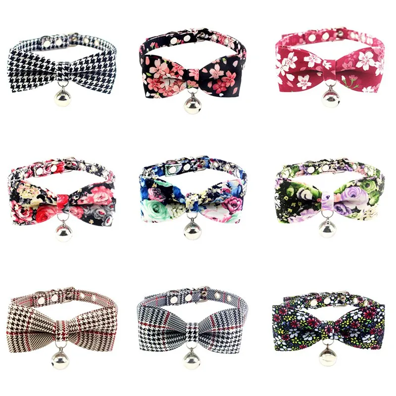 9 видов стилей милый щенок собака ошейник для котенка принцесса галстук бабочка