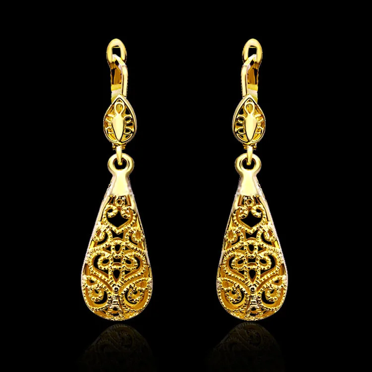 Модные Роскошные серьги из белого золота для женщин и девушек длинные цвета