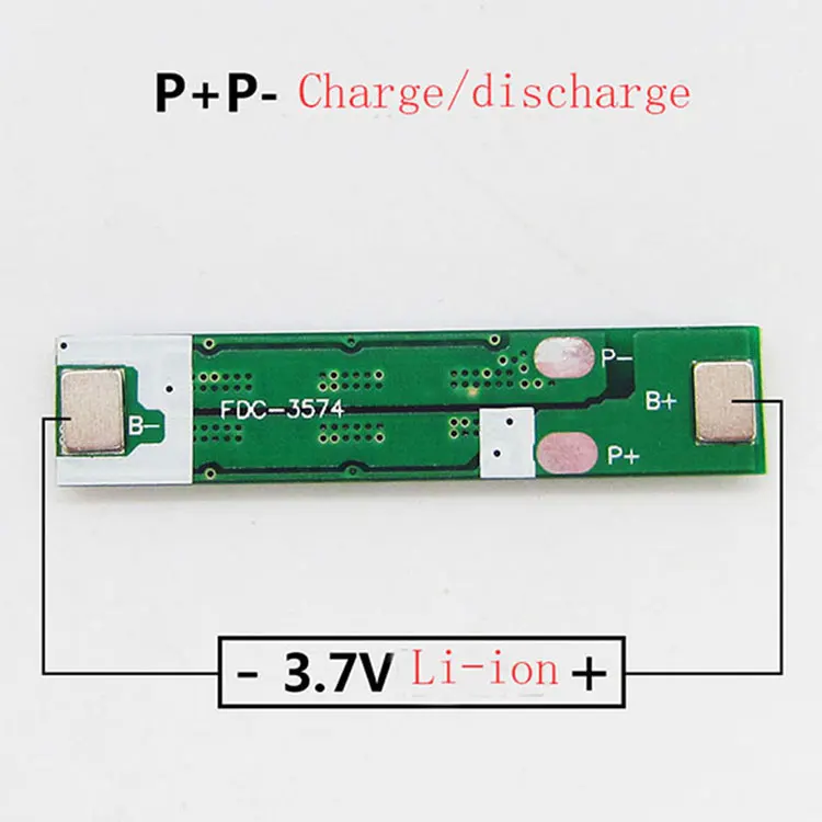 Защитная плата li ion BMS PCM для батарей 18650 1S 12A литий ионный аккумулятор|bms pcm|protection
