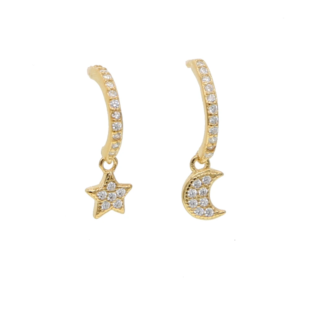 2021 золото Цвет модные нежные ювелирные изделия для женщин и девочек S925