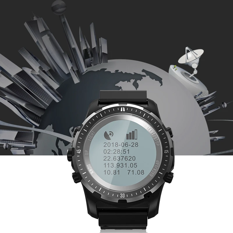 S966 gps Смарт часы для мужчин температура монитора сердечного ритма Smartwatch Android