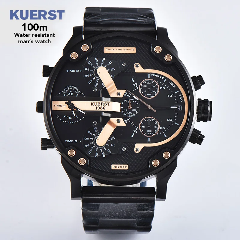 

Multiple Time Zone Mens Analog Quartz 2019 male Watch Man Watches Top Brand Luxury Casual Wristwatch relogio masculino