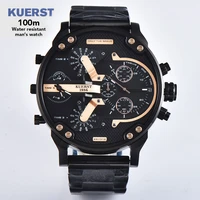 multiple time zone mens analog quartz 2019 male watch man watches top brand luxury casual wristwatch relogio masculino