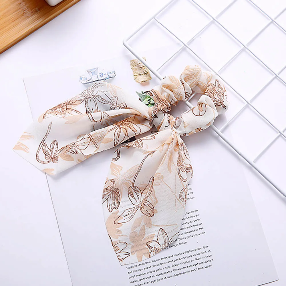 Резинки для волос женские шифоновые летние эластичные | Аксессуары одежды