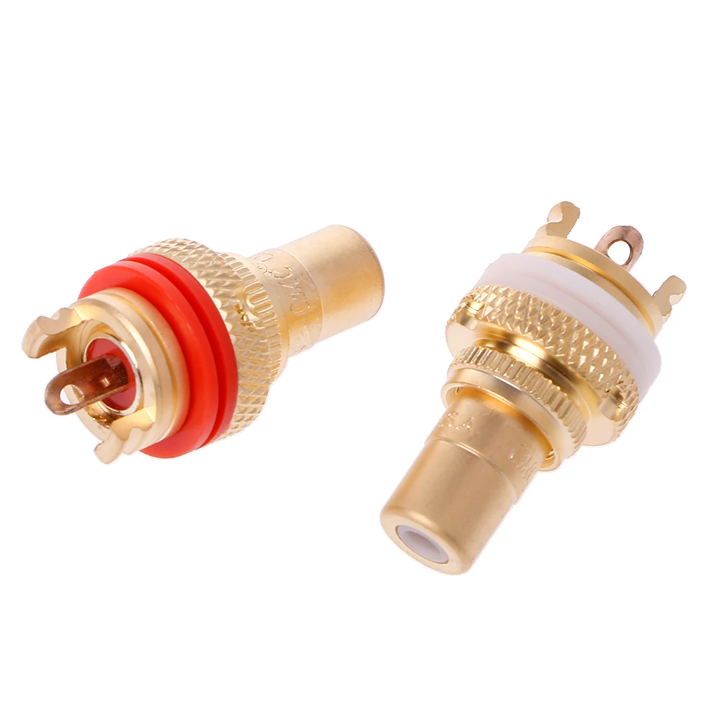 8 шт. красный + белый Hi-Fi RCA гнездо шасси высокое качество CMC гнездовой разъем |