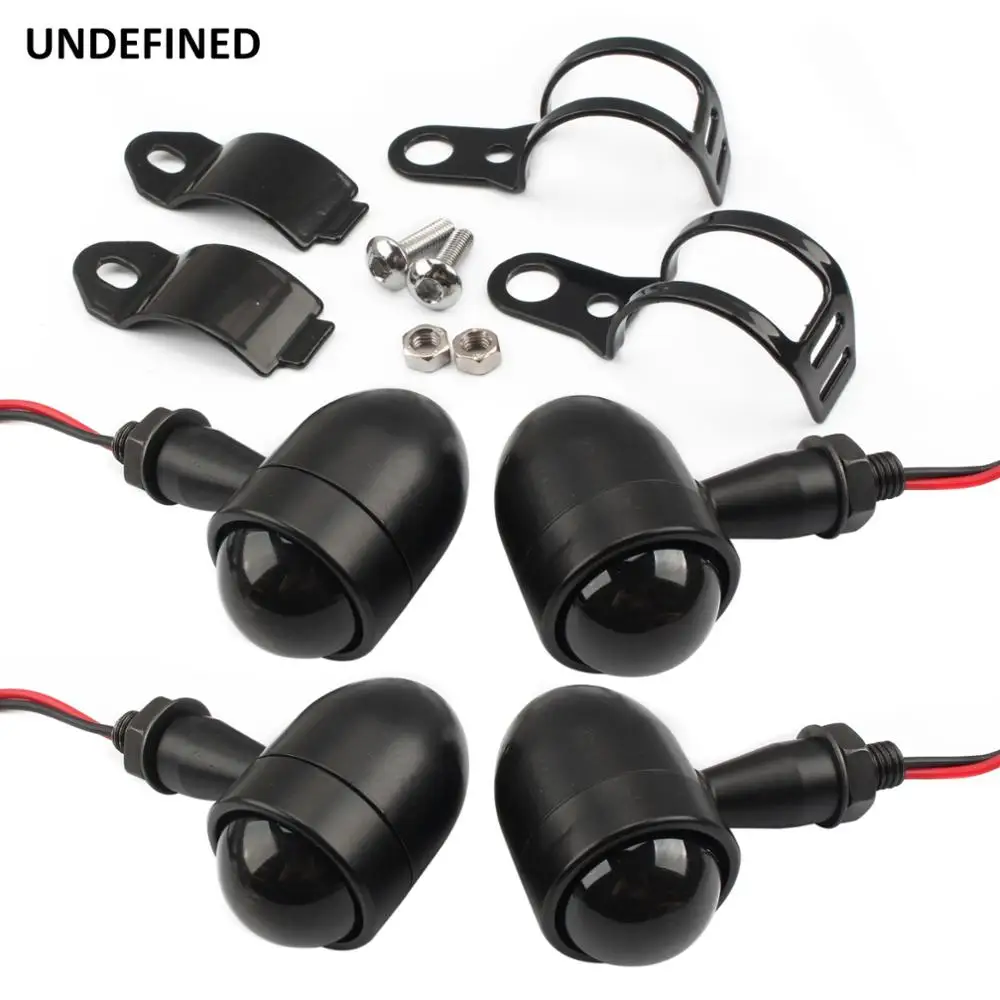 Нечеткий матовый черный сигнал поворота для мотоцикла вилка перемещения Harley Honda