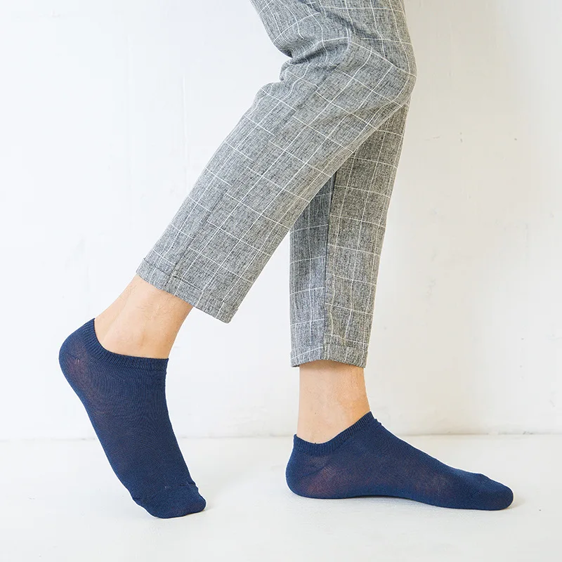 Мужские короткие носки брендовые качественные летние сетчатые тонкие лодочкой