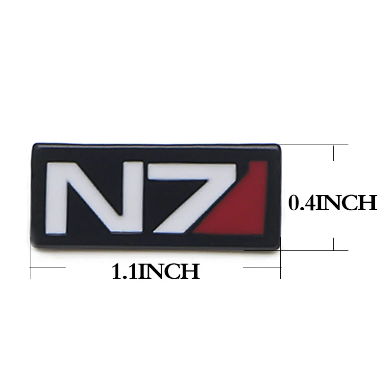 V280 Игра Mass Effect металлические эмалированные булавки и Броши Модные нагрудные