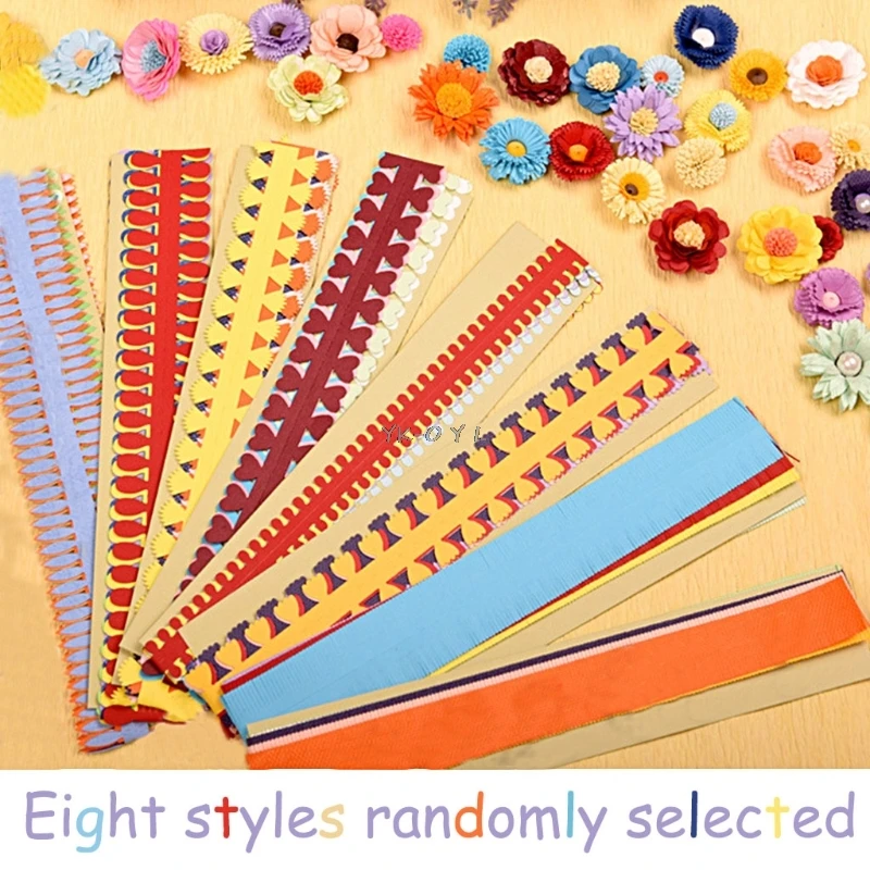 10 шт цветок Квиллинг бумажные полоски Красочные оригами DIY ремесло бумага ручной