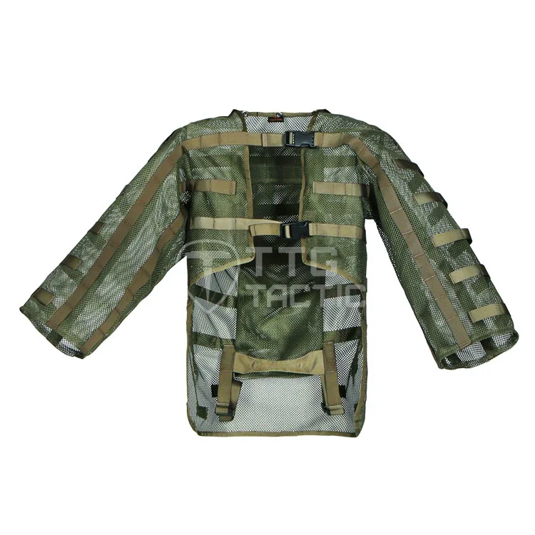 Дышащий страйкбол ghillie Костюмы база Снайпер Tog Ghillie костюм основа гидратация Совместимость армейский зеленый