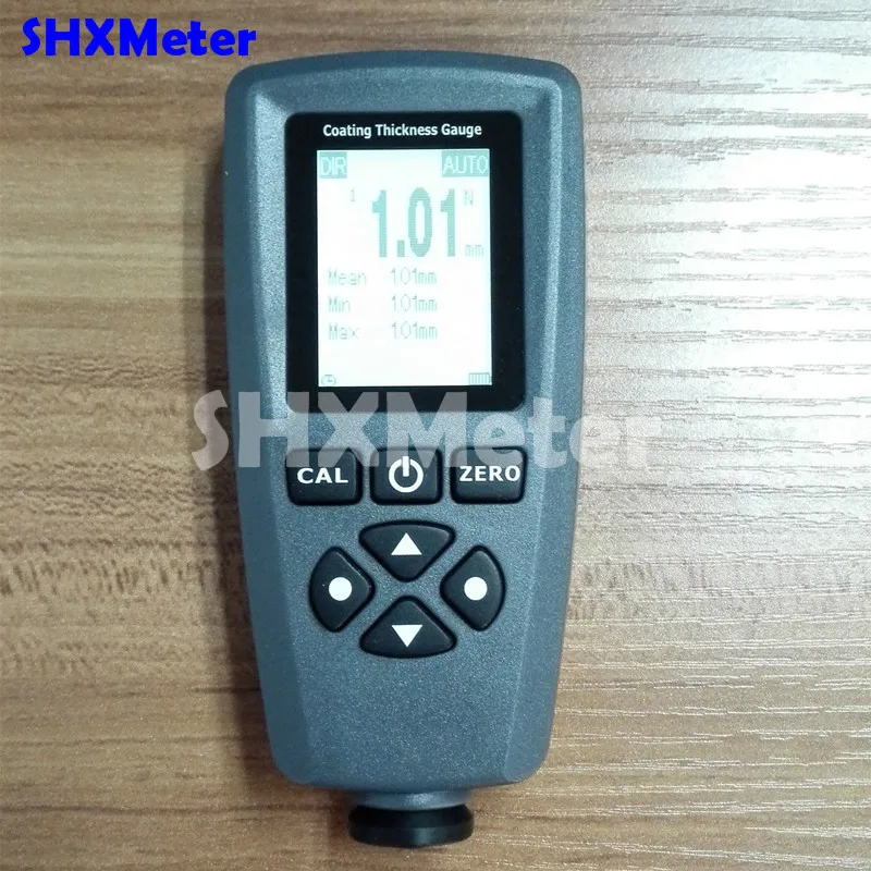 Цифровой Толщина датчик 0-1300um/1um Краски тестер фильм метр fe/NFe чувствительность
