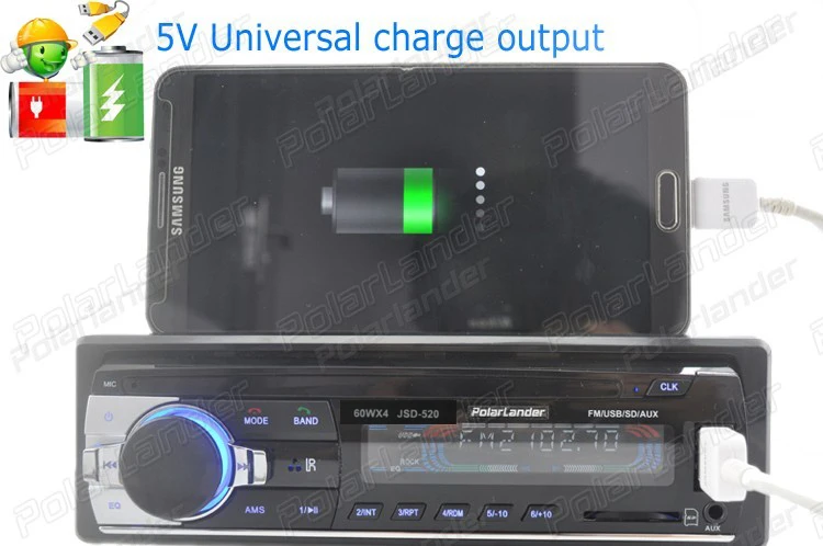1 DIN 12 В автомобильный Радио Аудио Стерео Bluetooth MP3 плеер USB SD AUX в MMC порт Автомобильная электроника в тире пульт дистанционного управления