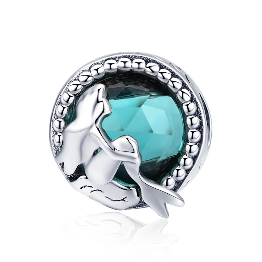 Браслет Pandora, 925 пробы, серебряный, на Хэллоуин, скелет, Бабочка, кукольный Шарм, сердце русалки, птица, самолет, бусины, рождественский подарок