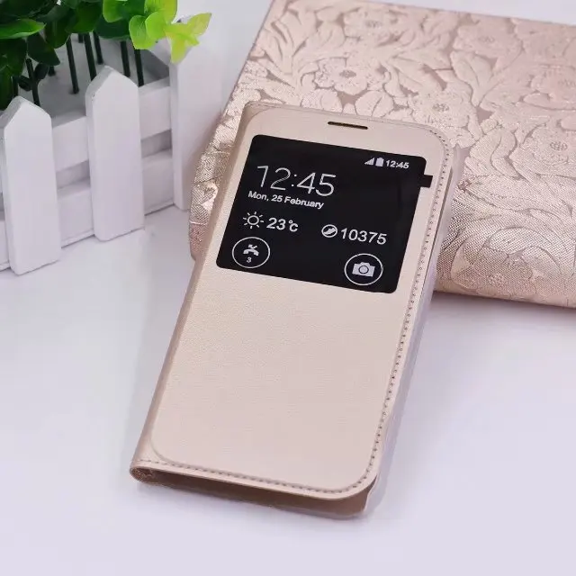Для samsung Galaxy Xcover 4 G390F 5," Xcover4 чехол с окошком из искусственной кожи противоударный защитный чехол для мобильного телефона черные чехлы на заднюю крышку