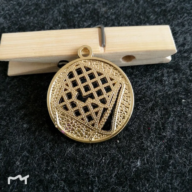 10 шт. в партии круглая сумка из цинкового сплава для девочек аксессуары украшения