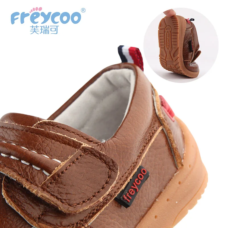 Freycoo 2019 Новая мода на весну и зиму обувь для детей мягкие удобные натуральной кожи