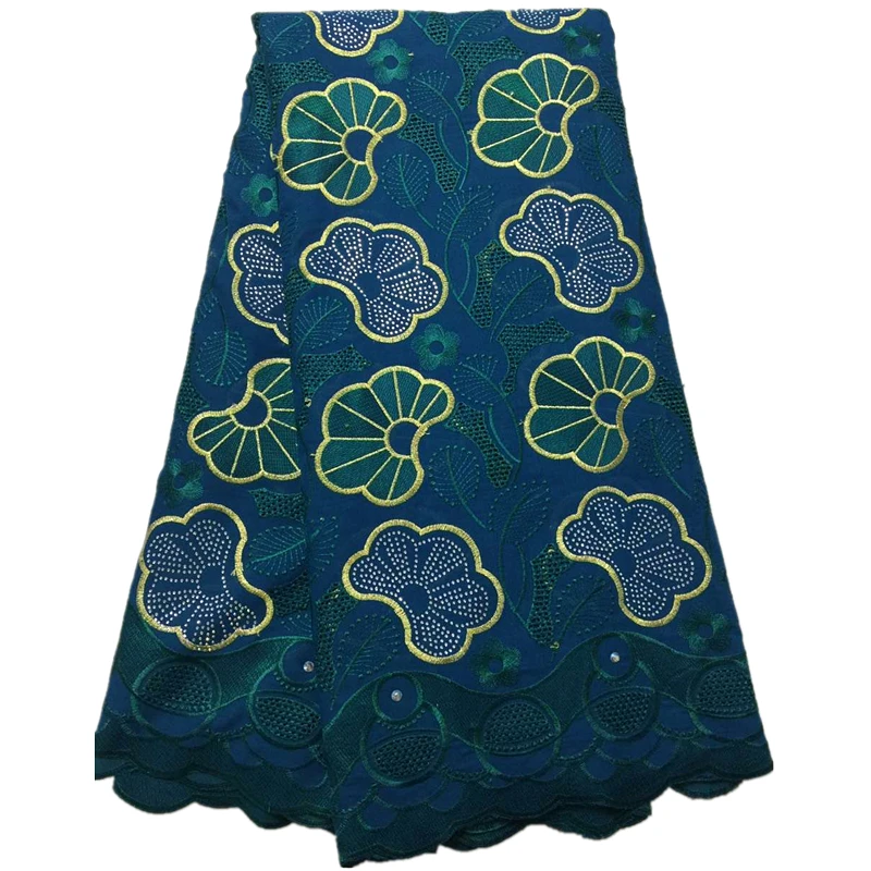 

swiss voile lace in switzerland high quality 2019 cotton lace material with stones royal blue african lace embroidery 5yards