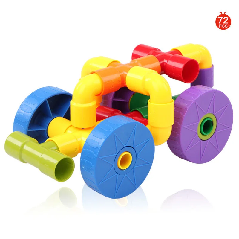 72 шт. Детский развивающий конструктор палочка|Динамические конструкторы с